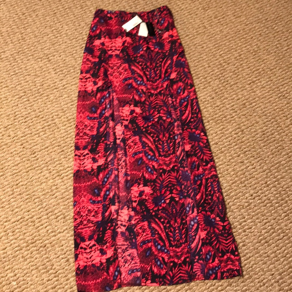 Mandee tropical maxi skirt